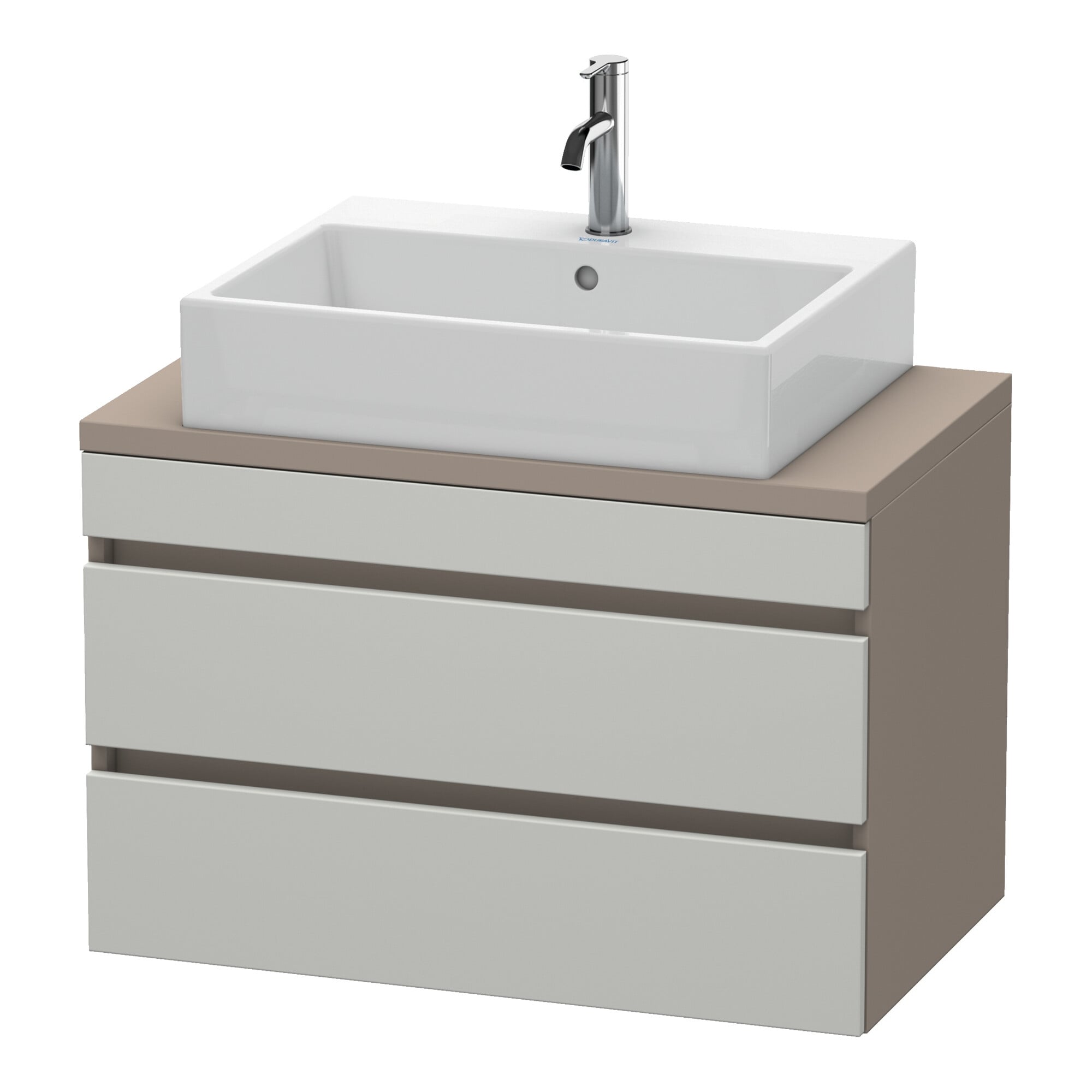 Duravit Waschtischunterschrank Com DuraStyle 80x47,8cm, betg/ba ma, f Kons, 2 Schub.