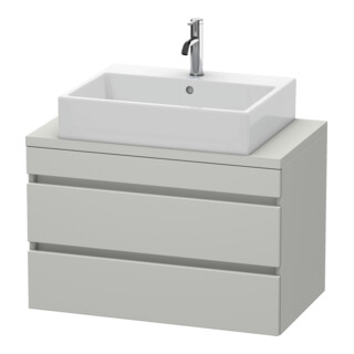 Duravit Waschtischunterschrank Com DuraStyle 80x47,8cm, betongr ma, f Kons, 2 Schub.