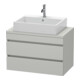 Duravit Waschtischunterschrank Com DuraStyle 80x47,8cm, betongr ma, f Kons, 2 Schub.-1