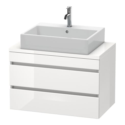 Duravit Waschtischunterschrank Com DuraStyle 80x47,8cm, E sw/Bas ma, f Kons, 2 Schub.