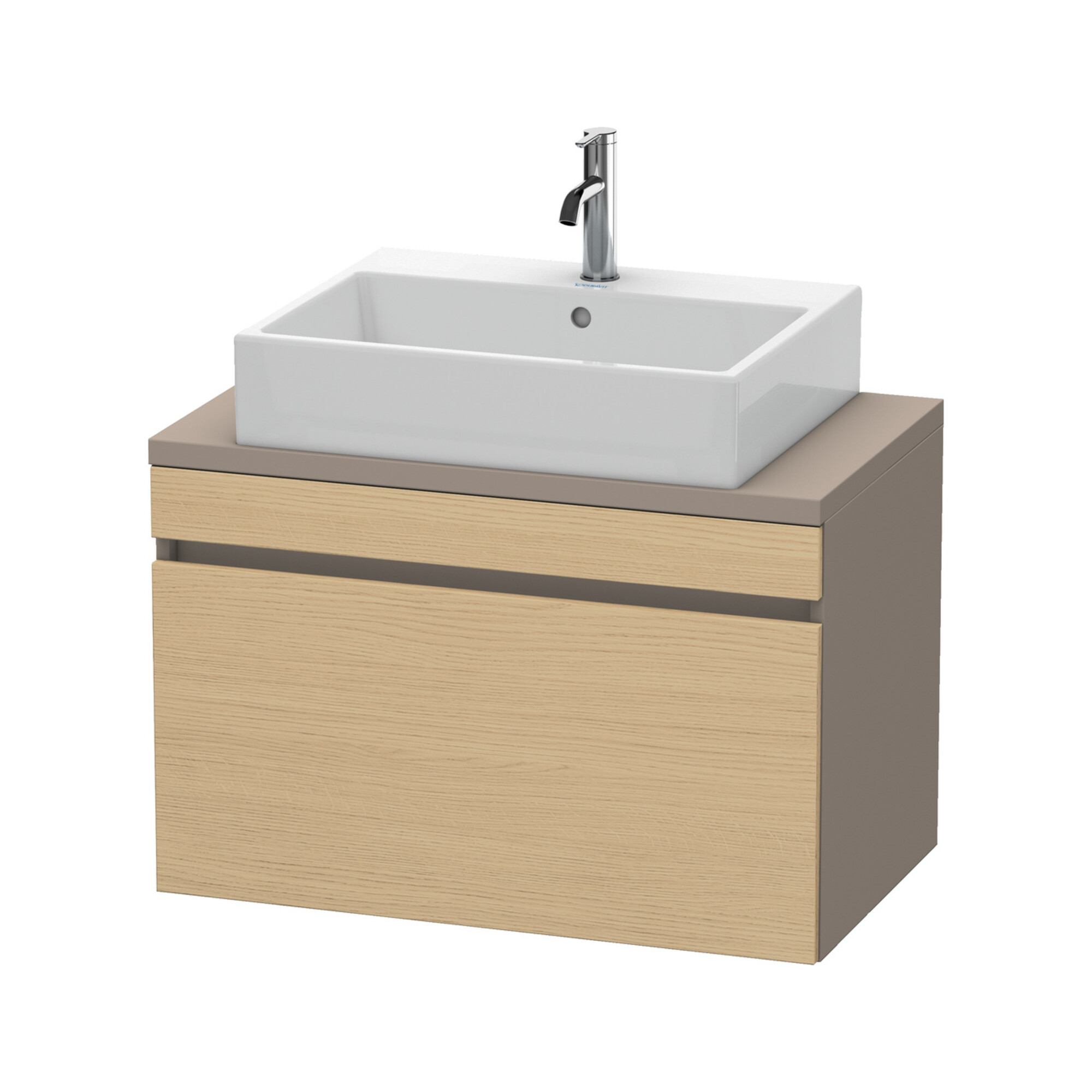 Duravit Waschtischunterschrank Com DuraStyle 80x47,8cm, Ei nat/b ma, f Kons, 1 Auszug