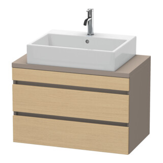 Duravit Waschtischunterschrank Com DuraStyle 80x47,8cm, Ei nat/b ma, f Kons, 2 Schub.