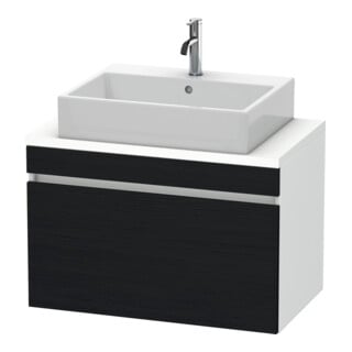 Duravit Waschtischunterschrank Com DuraStyle 80x47,8cm, Ei sw/we ma, f Kons, 1 Auszug