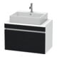 Duravit Waschtischunterschrank Com DuraStyle 80x47,8cm, Ei sw/we ma, f Kons, 1 Auszug-1