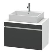Duravit Waschtischunterschrank Com DuraStyle 80x47,8cm, gra m/we ma, f Kons, 1 Ausz.