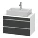 Duravit Waschtischunterschrank Com DuraStyle 80x47,8cm, gra m/we ma, f Kons, 2 Schub.-1