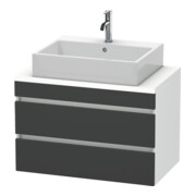 Duravit Waschtischunterschrank Com DuraStyle 80x47,8cm, gra m/we ma, f Kons, 2 Schub.