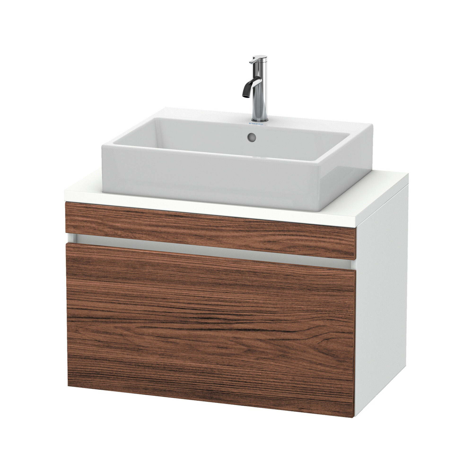 Duravit Waschtischunterschrank Com DuraStyle 80x47,8cm, N dk/we ma, f Kons, 1 Ausz.