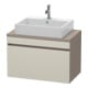 Duravit Waschtischunterschrank Com DuraStyle 80x47,8cm, tau/bas ma, f Kons, 1 Auszug-1