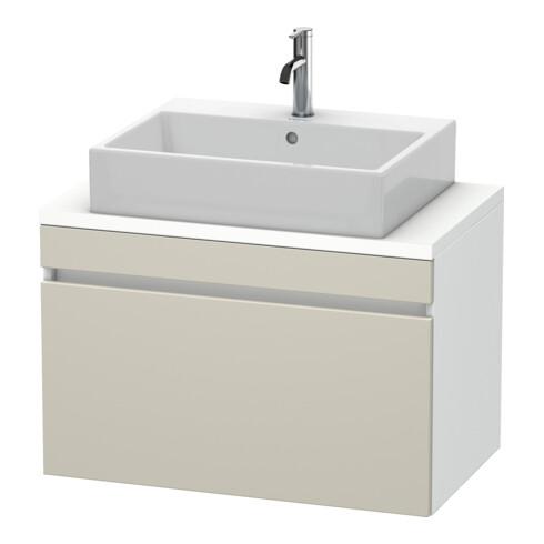 Duravit Waschtischunterschrank Com DuraStyle 80x47,8cm, tau/we ma, f Kons, 1 Auszug
