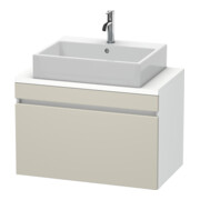 Duravit Waschtischunterschrank Com DuraStyle 80x47,8cm, tau/we ma, f Kons, 1 Auszug
