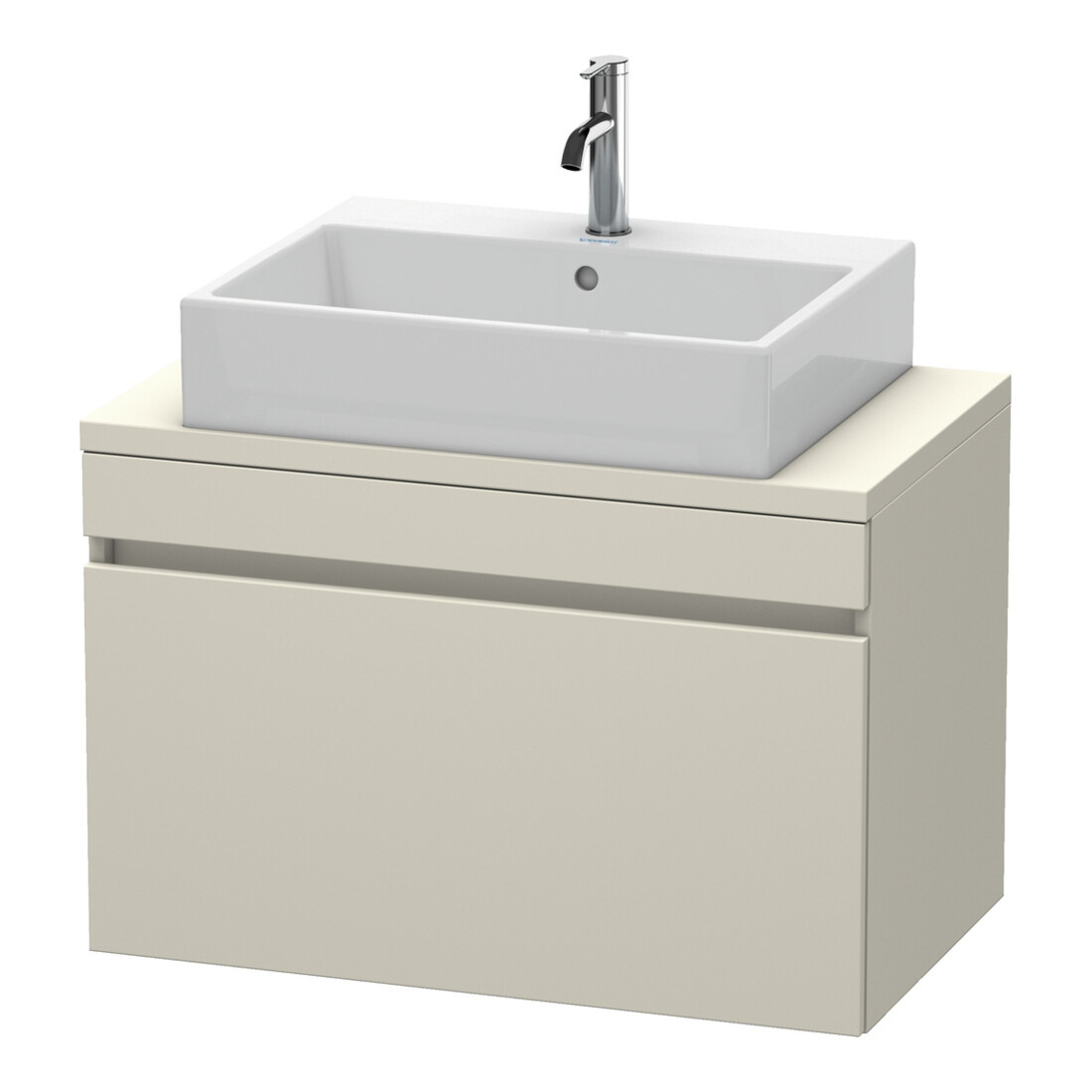 Duravit Waschtischunterschrank Com DuraStyle 80x47,8cm, taupe, für Konsole, 1 Auszug