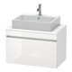 Duravit Waschtischunterschrank Com DuraStyle 80x47,8cm, w hgl/we ma, f Kons, 1 Ausz.-1