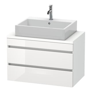 Duravit Waschtischunterschrank Com DuraStyle 80x47,8cm, w hgl/we ma, f Kons, 2 Schub.