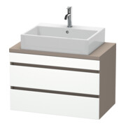 Duravit Waschtischunterschrank Com DuraStyle 80x47,8cm, w m/bas ma, f Kons, 2 Schub.