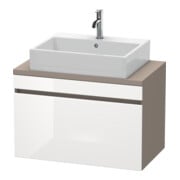 Duravit Waschtischunterschrank Com DuraStyle 80x47,8cm, we. hg/b ma, f Kons, 1 Auszug