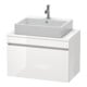 Duravit Waschtischunterschrank Com DuraStyle 80x47,8cm, we. hgl, f Konsole, 1 Auszug-1