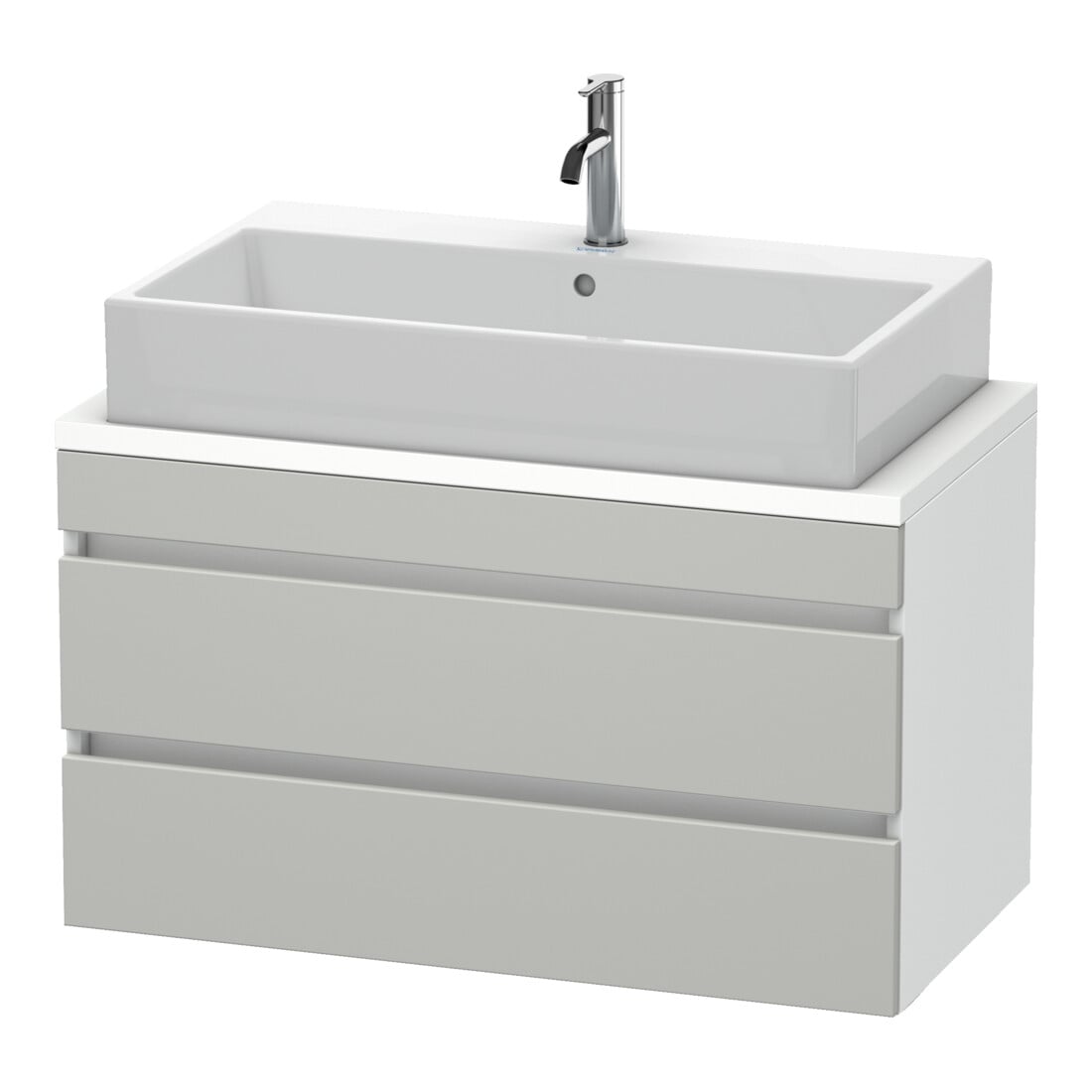 Duravit Waschtischunterschrank Com DuraStyle 90x47,8cm, betgr/we ma, f Kons, 2 Schub.