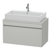 Duravit Waschtischunterschrank Com DuraStyle 90x47,8cm, betongr ma, f Kons, 1 Auszug