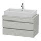 Duravit Waschtischunterschrank Com DuraStyle 90x47,8cm, betongr ma, f Kons, 2 Schub.-1
