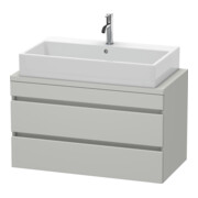 Duravit Waschtischunterschrank Com DuraStyle 90x47,8cm, betongr ma, f Kons, 2 Schub.