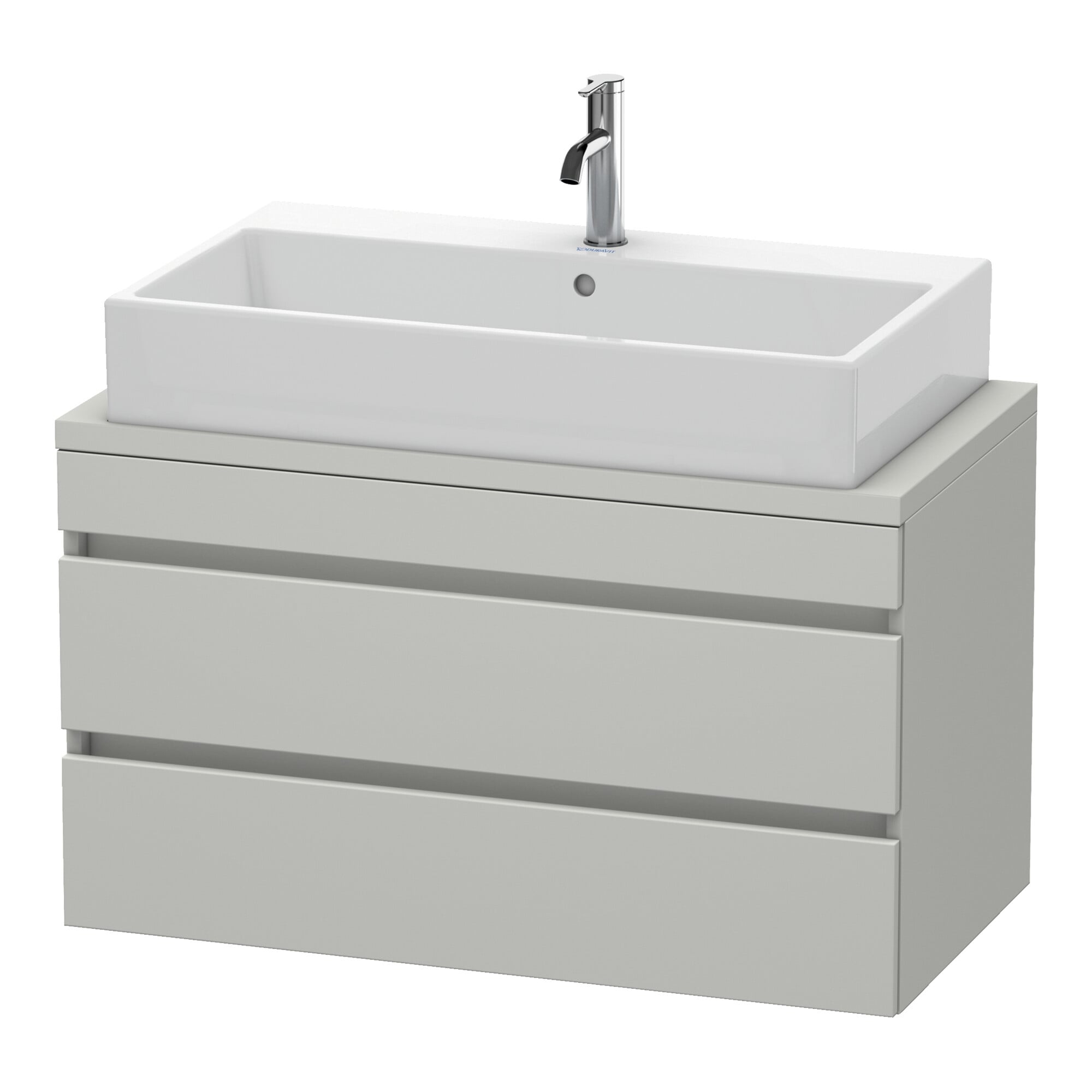 Duravit Waschtischunterschrank Com DuraStyle 90x47,8cm, betongr ma, f Kons, 2 Schub.