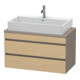 Duravit Waschtischunterschrank Com DuraStyle 90x47,8cm, Ei nat/b ma, f Kons, 2 Schub.-1
