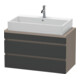 Duravit Waschtischunterschrank Com DuraStyle 90x47,8cm, gra m/ba ma, f Kons, 2 Schub.-1