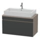 Duravit Waschtischunterschrank Com DuraStyle 90x47,8cm, gra m/bas ma, f Kons, 1 Ausz.-1