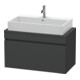 Duravit Waschtischunterschrank Com DuraStyle 90x47,8cm, graph ma, f Konsole, 1 Auszug-1