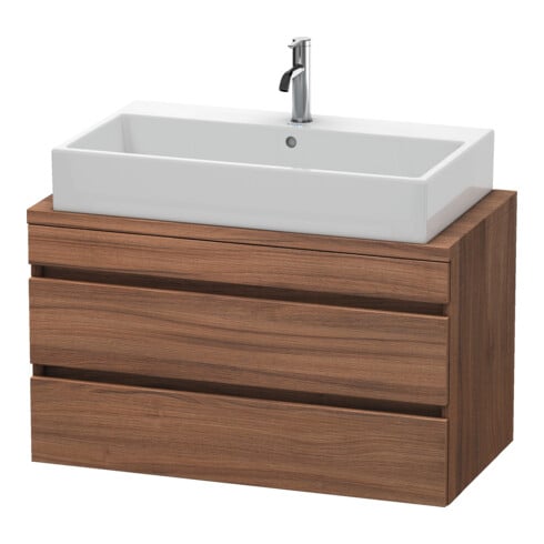 Duravit Waschtischunterschrank Com DuraStyle 90x47,8cm, Nussb Nat, f Kons, 2 Schub.