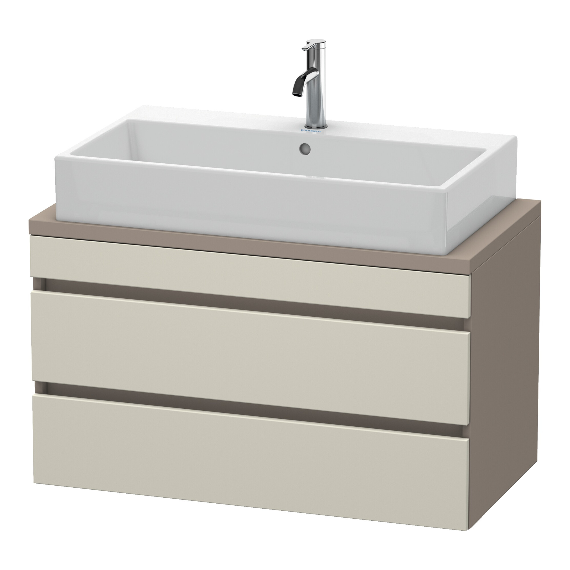 Duravit Waschtischunterschrank Com DuraStyle 90x47,8cm, tau/bas ma, f Kons, 2 Schub.
