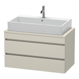 Duravit Waschtischunterschrank Com DuraStyle 90x47,8cm, Tau, f Konsole, 2 Schubkästen