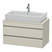 Duravit Waschtischunterschrank Com DuraStyle 90x47,8cm, Tau, f Konsole, 2 Schubkästen