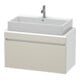 Duravit Waschtischunterschrank Com DuraStyle 90x47,8cm, tau/we ma, f Kons, 1 Auszug-1