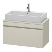 Duravit Waschtischunterschrank Com DuraStyle 90x47,8cm, taupe, für Konsole, 1 Auszug