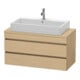 Duravit Waschtischunterschrank Comp DuraStyle 100x47,8cm, Ei Nat, f Kons, 2 Schubk.-1