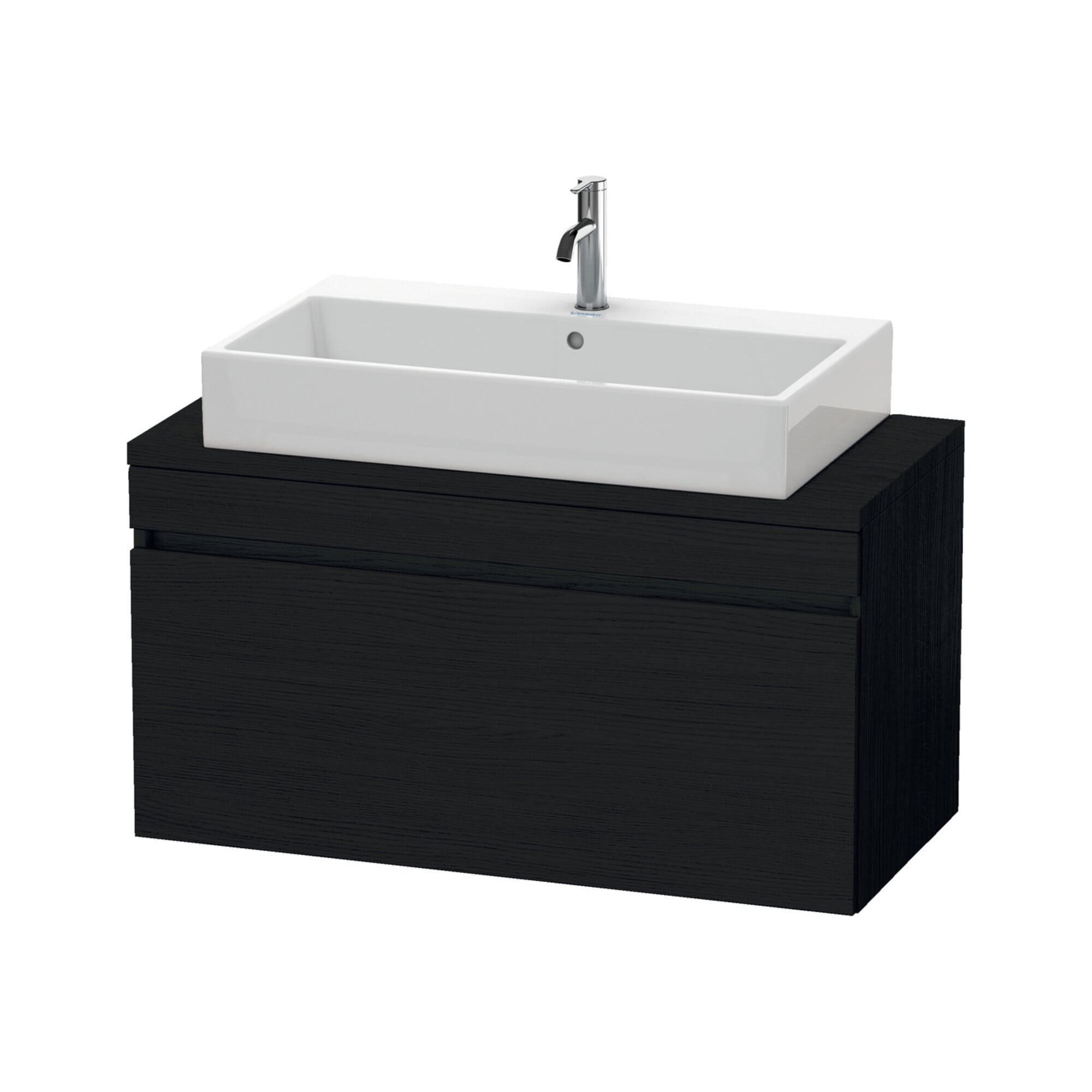 Duravit Waschtischunterschrank Comp DuraStyle 100x47,8cm, Ei sw, für Konsole, 1 Auszug