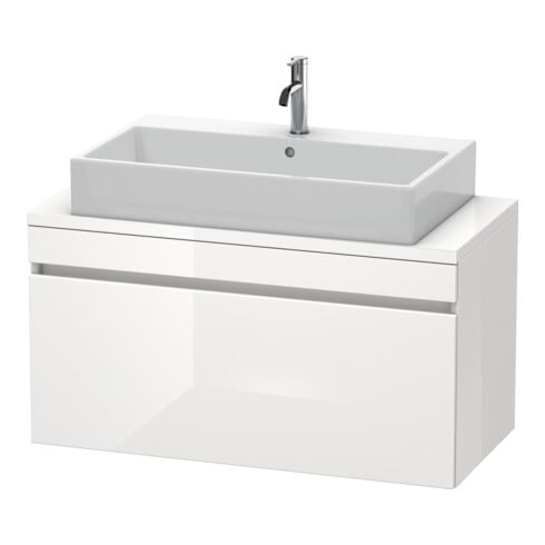 Duravit Waschtischunterschrank Comp DuraStyle 100x47,8cm, Ei sw, für Konsole, 1 Auszug