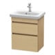 Duravit Waschtischunterschrank Comp DuraStyle 50x36,8cm, Ei Nat, 2 Schubk., wandhängend-1
