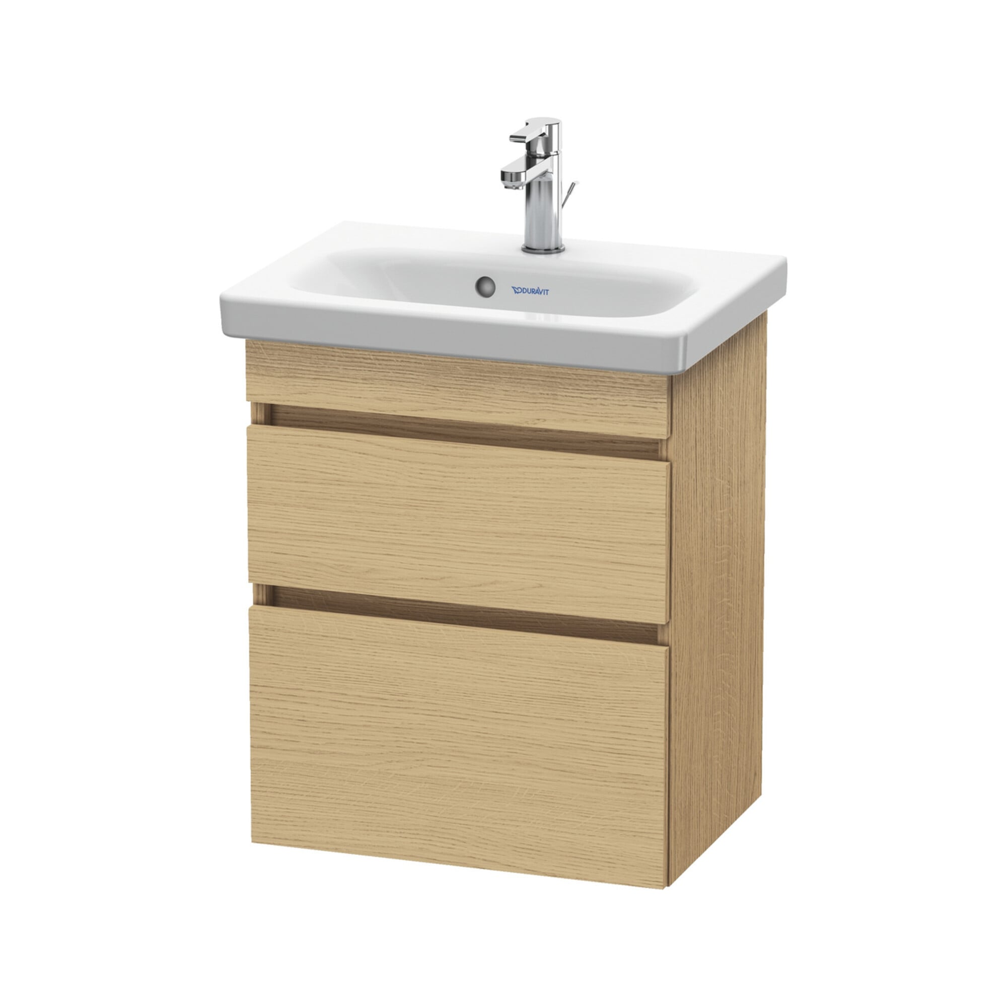 Duravit Waschtischunterschrank Comp DuraStyle 50x36,8cm, Ei Nat, 2 Schubk., wandhängend