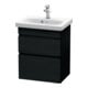 Duravit Waschtischunterschrank Comp DuraStyle 50x36,8cm, Ei sw, 2 Schubk., wandhängend-1