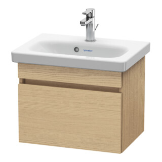 Duravit Waschtischunterschrank Comp DuraStyle 50x36,8cm, Eiche natur, 1 Auszug