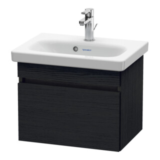 Duravit Waschtischunterschrank Comp DuraStyle 50x36,8cm, Eiche schwarz, 1 Auszug