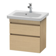 Duravit Waschtischunterschrank Comp DuraStyle 58x36,8cm, Ei Nat, 2 Schubk., wandhängend
