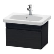 Duravit Waschtischunterschrank Comp DuraStyle 58x36,8cm, Eiche schwarz, 1 Auszug