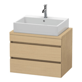 Duravit Waschtischunterschrank Comp DuraStyle 70x47,8cm, Ei Nat, f Kons, 2 Schubkästen