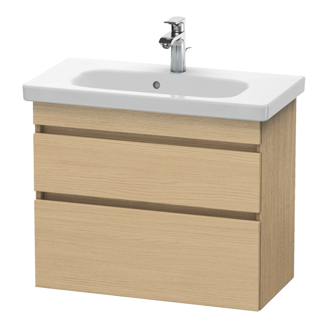 Duravit Waschtischunterschrank Comp DuraStyle 73x36,8cm, Ei Nat, 2 Schubk., wandhängend