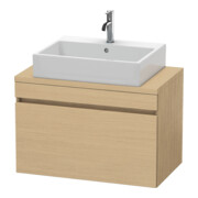 Duravit Waschtischunterschrank Comp DuraStyle 80x47,8cm, Ei Nat, für Konsole, 1 Auszug