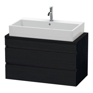 Duravit Waschtischunterschrank Comp DuraStyle 90x47,8cm, Ei sw, f Kons, 2 Schubkästen